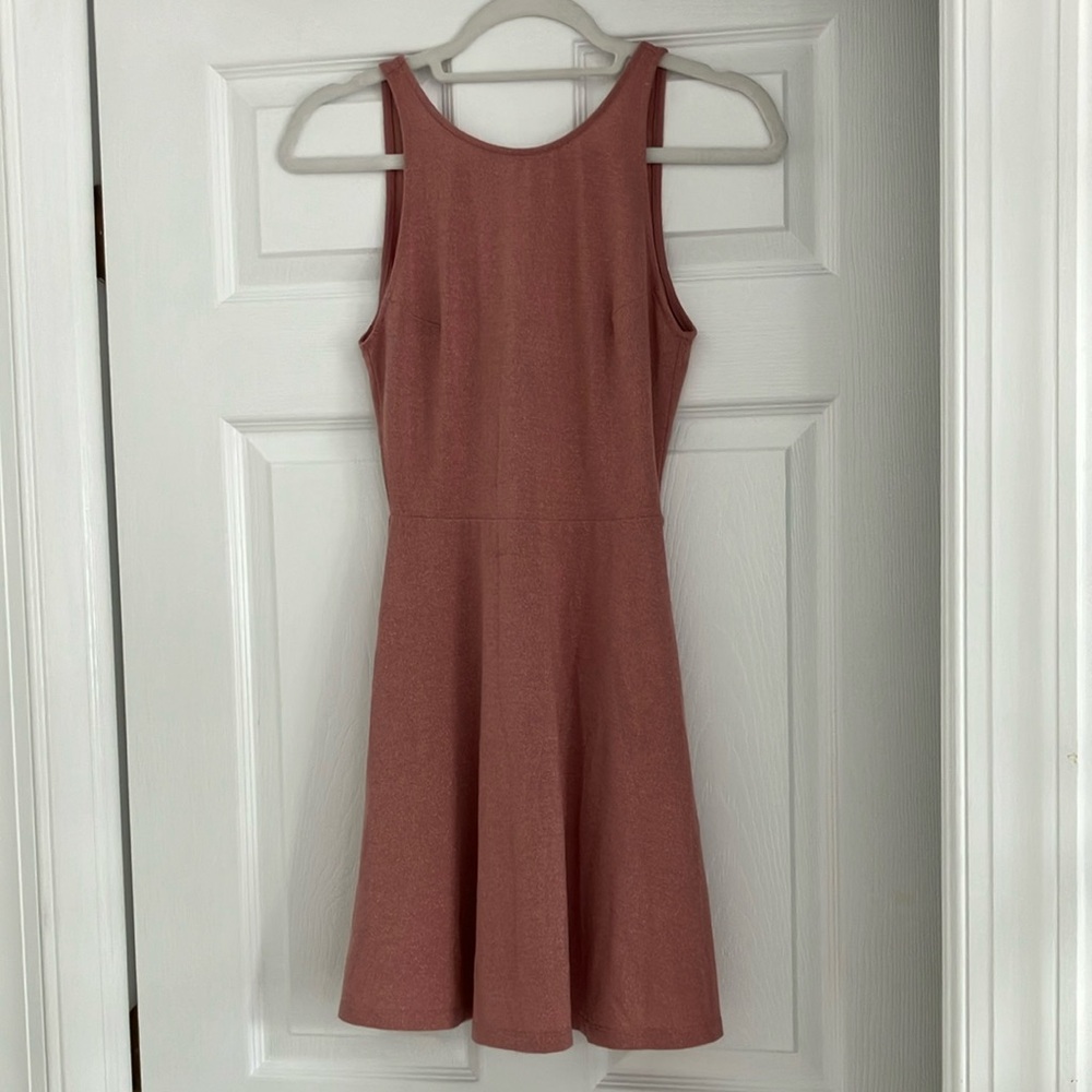 Divided Pink Sleeveless A-Line Mini Dress